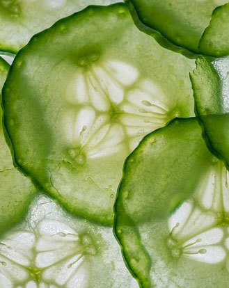 photo of slicing cucumbers